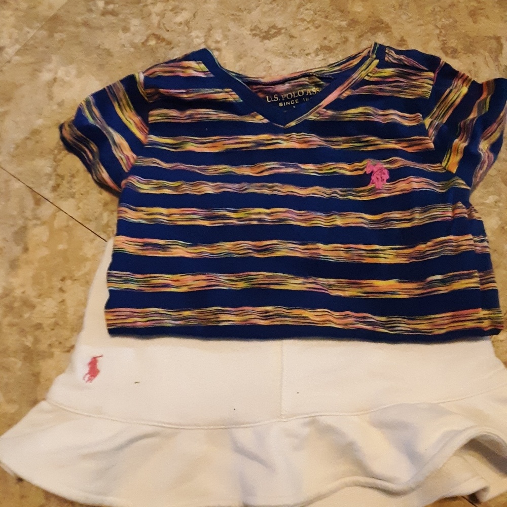 2 PC polo girls outfit